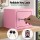 Ul-Tech 6.5L Small Safe Box Pink with Mechanical Key Lock Two Keys Included Compact Steel Home Security