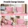 Ul-Tech 6.5L Small Safe Box Pink with Mechanical Key Lock Two Keys Included Compact Steel Home Security