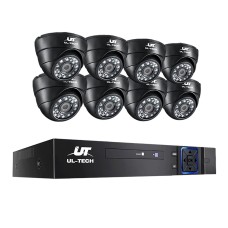 UL-TECH 1080P Indoor CCTV Security System: 8CH DVR, 8 Cameras, Motion Detection, Night Vision, Remote Access