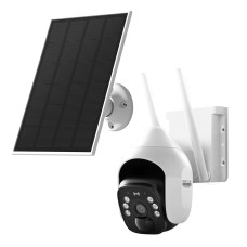 UL-TECH 3MP Security Camera with Solar Panel, 305° Pan, Full-Colour Night Vision, 7800mAh Battery, IP66 Waterproof UL-TECH 3MP Security Camera with Solar Panel, 305° Pan, Full-Colour Night Vision, 7800mAh Battery, IP66 Waterproof