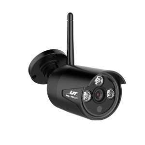 UL-TECH 3MP Wireless Bullet CCTV Camera, Outdoor/Indoor, IP66 Waterproof, H.264+, P2P, IR-CUT, NVR Compatible