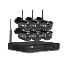 UL-TECH Wireless CCTV Security System: 8CH NVR, 6 Bullet Cameras, 3MP HD, H.264+, Remote Access, 1-Year Warranty UL-TECH Wireless CCTV Security System: 8CH NVR, 6 Bullet Cameras, 3MP HD, H.264+, Remote Access, 1-Year Warranty