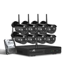 UL-TECH 8CH Wireless CCTV System: 8 3MP Bullet Cameras, 1TB HDD, Night Vision, Motion Detection, Remote Access UL-TECH 8CH Wireless CCTV System: 8 3MP Bullet Cameras, 1TB HDD, Night Vision, Motion Detection, Remote Access