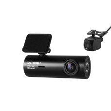 UL-TECH 4K Hidden Dual Lens Dash Camera with 170° Wide Angle, Night Vision, WiFi, G-Sensor, 128GB Support, PVC Black UL-TECH 4K Hidden Dual Lens Dash Camera with 170° Wide Angle, Night Vision, WiFi, G-Sensor, 128GB Support, PVC Black