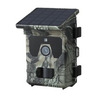 UL-TECH 4K 50MP Solar Trail Camera: IP65 Waterproof, 120° Wide-Angle, Infrared Night Vision, 0.3s Trigger Speed
