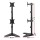 Artiss Dual Monitor Arm Stand: Freestanding, Heavy-Duty Steel, Adjustable for 17"-32" Screens, VESA Compatible, Black