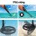 Weisshorn Metal Detector 160MM Deep Sensitive Waterproof Pinpointer Set with LED, Headphones, Adjustable Shaft, 2 Modes