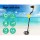 Weisshorn Metal Detector 180MM Deep Waterproof Treasure Hunter with LCD Screen and Headphones Yellow Adjustable