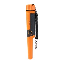 Weisshorn Waterproof Metal Detector Pinpointer 40mm Sensitive Handheld 360° Search, Vibrate Alarm, Orange