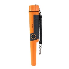 Weisshorn Waterproof Metal Detector Pinpointer 40mm Sensitive Handheld 360° Search, Vibrate Alarm, Orange