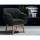 Artiss Aston Tub Accent Chair, Faux Linen, Charcoal, 67x70x82cm, High Resilience Foam, Criss-Cross Base, 1-Year Warranty