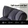 Artiss Floor Lounge Sofa Bed with Armrest, Adjustable Flocking Fabric, Charcoal, 195cm, Foldable & Cushioned