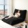 Artiss 3-in-1 Convertible Bean Bag Chair Dark Grey Lounger Chair Bed Premium Machine Washable Cover