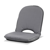 Artiss Foldable Floor Lounge Sofa Chair, 300D Polyester, 100x44x8cm, Grey - Adjustable, Portable, Indoor/Outdoor Use