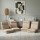 Artiss 4X Floor Chair Sofa in Linen Beige - Versatile Recliner with 5 Positions, Durable Steel Frame, Easy Storage