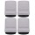 Artiss 4PCS 360-degree Swivel Adjustable Foldable Floor Lounge Chairs Grey Pack of 4 Comfortable Seating