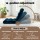 Artiss Adjustable Floor Lounge Sofa Bed - Navy Flannel Fabric, 14 Positions, Steel Frame, Cushioned Comfort, 96cm x 42cm