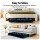 Artiss Adjustable Floor Lounge Sofa Bed - Navy Flannel Fabric, 14 Positions, Steel Frame, Cushioned Comfort, 96cm x 42cm