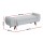 Artiss Storage Ottoman Blanket Box, Faux Linen, 140cm, Grey - Armrest, Ample Storage, Easy Assembly, 1-Year Warranty