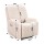 Artiss Beige Recliner Chair Cover High Stretch Textured Fabric with Side Storage Pocket Machine Washable