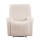 Artiss Beige Recliner Chair Cover High Stretch Textured Fabric with Side Storage Pocket Machine Washable