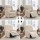 Artiss Beige Recliner Chair Cover High Stretch Textured Fabric with Side Storage Pocket Machine Washable