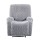 Artiss Grey Recliner Chair Cover Slipcover with Storage Side Pocket High Stretch Soft Textured Fabric