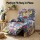 Artiss Stretch Kids Recliner Cover 4-Piece Floral Printed Polyester Slipcover for Standard Recliners Durable Soft Breath