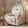 Artiss Stretch Kids Recliner Cover 4-Piece Floral Printed Polyester Slipcover Protective Fit 4pcs (Kids)