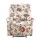 Artiss Stretch Kids Recliner Cover 4-Piece Floral Printed Polyester Slipcover Protective Fit 4pcs (Kids)
