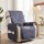 Artiss Quilted Waterproof Recliner Chair Cover Grey Leaf Pattern Slipcover with Side Pockets Durable Fit