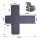 Artiss Quilted Waterproof Recliner Chair Cover Grey Leaf Pattern Slipcover with Side Pockets Durable Fit