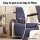 Artiss Quilted Waterproof Recliner Chair Cover Grey Leaf Pattern Slipcover with Side Pockets Durable Fit