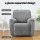 Artiss Recliner Chair Cover, Velvet, 1-Seater, Grey - Luxurious Comfort & Anti-Slip Design, Machine Washable
