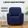 Artiss Recliner Chair Cover, Velvet, 1-Seater, Navy, Luxurious Comfort, Anti-Slip, Machine Washable, Easy Fit