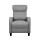 Artiss Fabric Reclining Armchair, Metal Structure, Grey, 102x69x65cm - Ultimate Comfort with Adjustable Recline