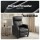 Artiss Small Black PU Leather Massage Recliner Sofa with 2-Point Massage, Adjustable Backrest, and Footrest
