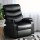 Artiss Erika Black Leather Recliner Chair with 360° Tray Table - Ultimate Comfort & Style for Any Room