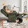Artiss Heated Massage Recliner Chair Velvet Green, 8-Point Massage, Phone Holder, USB Ports, 150kg Weight Capacity