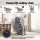 Artiss Power Lift Recliner Chair Grey Faux Leather with 8 Point Massage Heated Lumbar USB Phone Holder