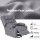Artiss Power Lift Recliner Chair Grey Faux Leather with 8 Point Massage Heated Lumbar USB Phone Holder