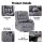 Artiss Power Lift Recliner Chair Grey Faux Leather with 8 Point Massage Heated Lumbar USB Phone Holder