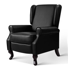 Artiss Recliner Armchair, Premium PU Leather, 64.5x72x99cm, Black, Adjustable Comfort, Home Cinema Experience Artiss Recliner Armchair, Premium PU Leather, 64.5x72x99cm, Black, Adjustable Comfort, Home Cinema Experience