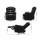 Artiss Recliner Chair, PU Leather, Black, 82x95x100cm, Luxury Home Cinema Seating, Adjustable Comfort