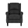 Artiss Charcoal Recliner Chair - Adjustable Suede Armchair with Foam Padding, 72x86x100cm, for Home & Media Rooms