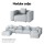 Artiss Alvin 4-Seater Modular Sofa Chaise Set, Grey - Modern Comfort, Durable Design, 1-Year Warranty