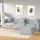 Artiss Alvin 4-Seater Modular Sofa Chaise Set, Grey - Modern Comfort, Durable Design, 1-Year Warranty