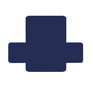 Artiss 3-Seater Sofa Cover - Navy Diamond-Quilted Microfibre, Anti-Scratch, Anti-Slip, Machine Washable