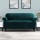 Artiss 3-Seater Velvet Sofa Cover in Agate Green - Stretchable, Machine Washable, Anti-Slip, Crystal Velvet Protection