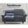 Artiss Velvet Sofa Cover, Stretchable, Anti-Slip, Machine Washable, Grey, 3-Seater, 183cm-223cm, All-Round Protection